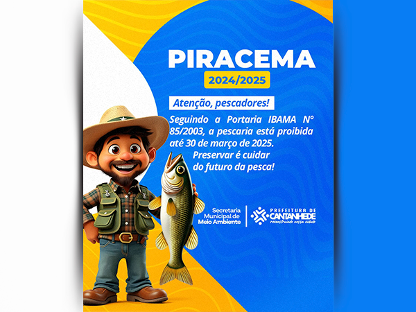 ATENÇÃO, PESCADORES!